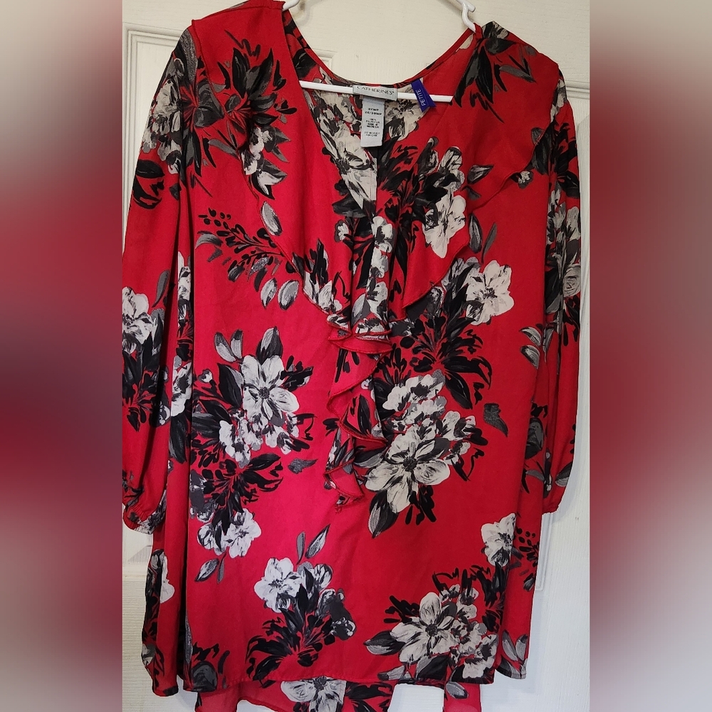 Catherine's Floral Blouse